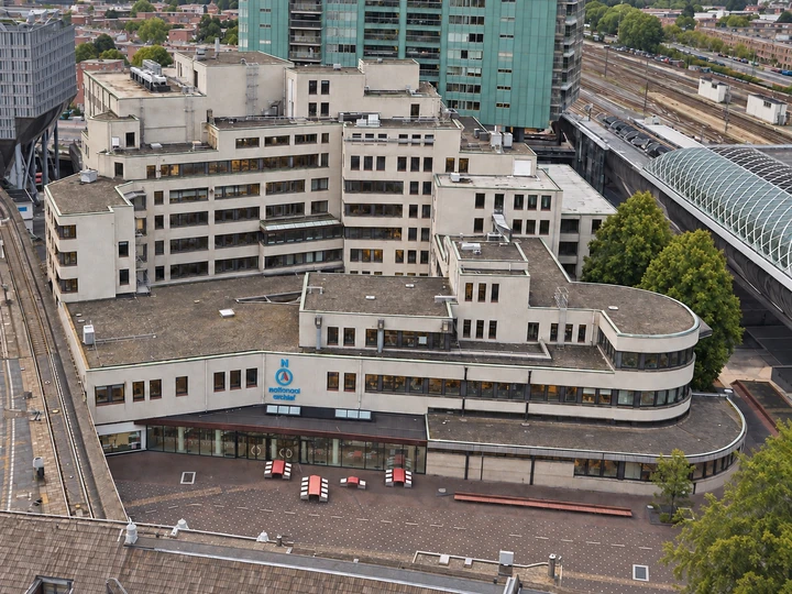 Gebouw van het Nationaal Archief in Den Haag